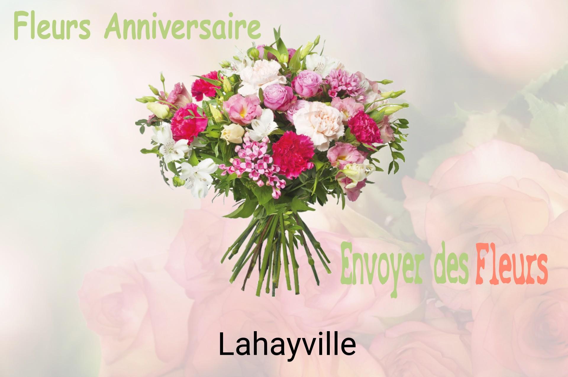 Bouquet de fleurs d’anniversaire livré à Lahayville
