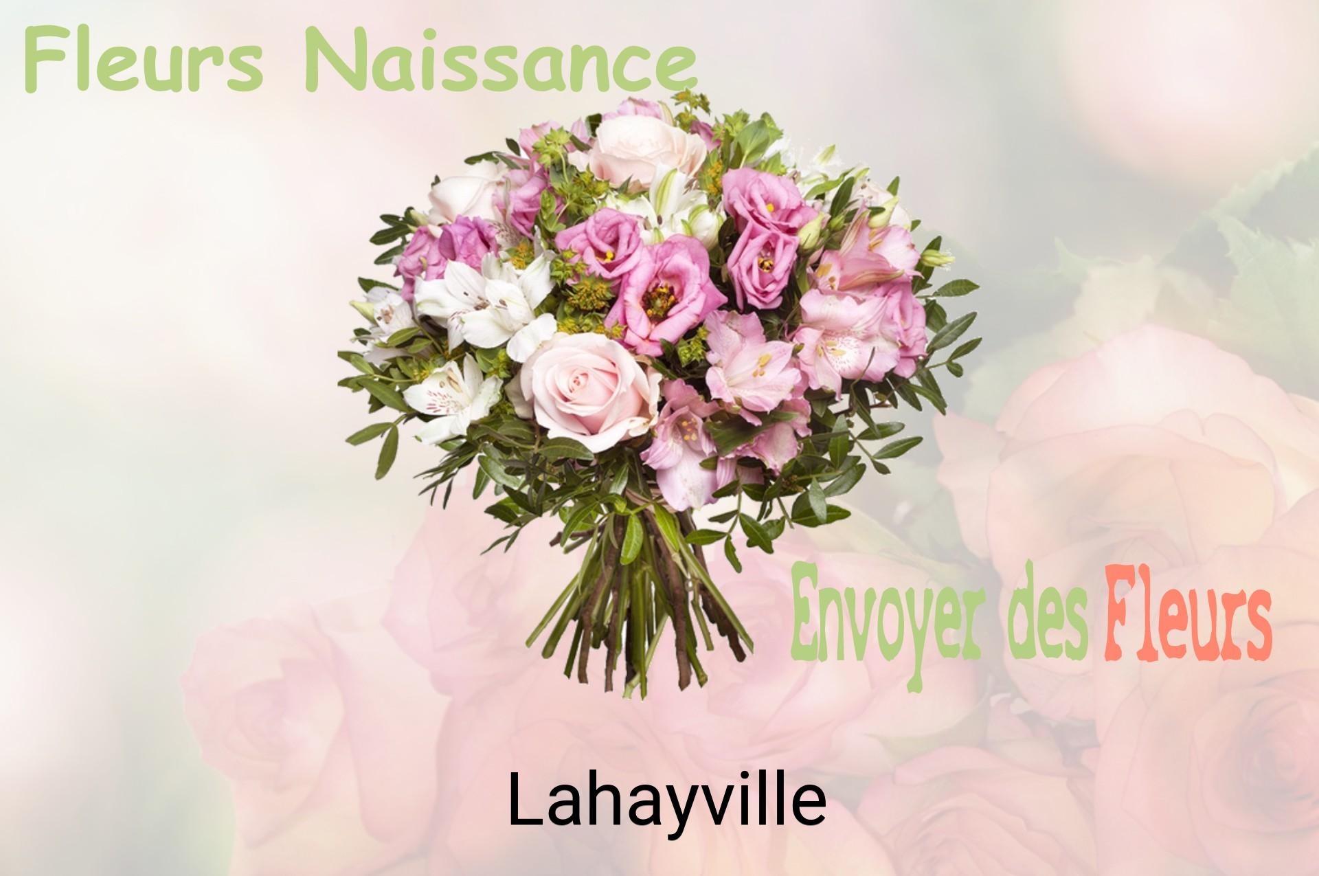 Bouquet de fleurs de naissance livré à Lahayville